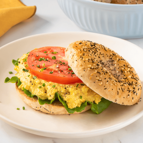 Bagel à la salade de tofu
